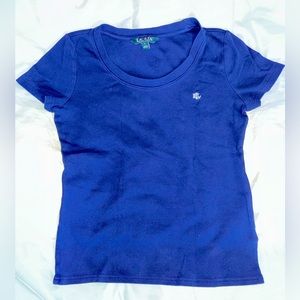 Ralph Lauren monogrammed baby tee